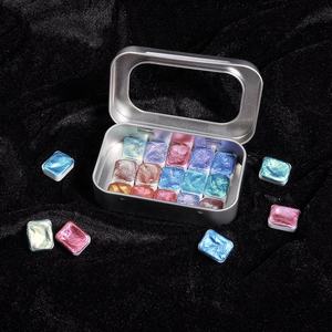 Aurora Chamäleon Pigment Aquarell Farbe Set für Nail Art Perl glanz Aquarell Malerei Palette Set - Product Image 1