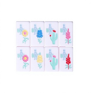 Tuiles de Mahjong Américaines de Luxe en Gros |   Tuiles de Mahjong personnalisées de style Cowgirl, directement de l'usine |   Ensemble de Mahjong Premium - Product Image 1