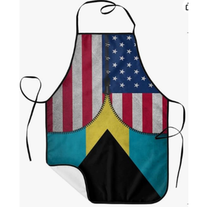 <span class=keywords><strong>Delantal</strong></span> llamativo con la bandera de Bahamas para cocina, resistente al agua, para mujeres y hombres, para cocinar, hornear, jardinería, un regalo para un amigo - Product Image 4