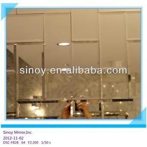 Best Quality 2mm to 6mm Decorative Bevelled <b>Mirror</b> Bathroom <b>Mirror</b> Wall <b>Mirror</b> - Product Image 4