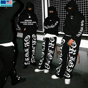 <span class=keywords><strong>Pantaloni</strong></span> Sportivi Personalizzati in Spugna Pesante per <span class=keywords><strong>Uomo</strong></span>, Traspiranti, Aderenti, con Stampa Serigrafica - Product Image 1