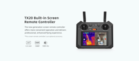 Drone FIMI X8T 8K à double caméra avec imagerie thermique, écran et télécommande longue portée FPV pour la photographie et l'inspection en extérieur