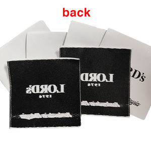 Etiqueta tejida Ropa lavable Cuello de ropa para algodón Tejido Etiqueta privada Logotipo de soporte Marca personalizada para ropa - Product Image 5