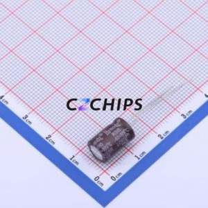 ตัวเก็บประจุแบบอิเล็กโทรไลต์อะลูมิเนียมแบบ Through-Hole รุ่น HY1C681M080120CD288 ขนาด D8xL12 มม. 680uF 20% 16V 750mA-100kHz - Product Image 2