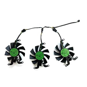 พัดลมระบายความร้อน4Pin 75มม. สำหรับ XFX AMD Radeon RX 6650XT OC V2การ์ดจอ RX6600 XT พัดลม T128015SM <span class=keywords><strong>RX6500XT</strong></span> RX6600XT goc PU - Product Image 5