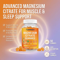 Bonbons Gommeux Ausreson au Magnésium Pur (Malate, Citrate, Glycinate) – Complément Cérébral et Sommeil – OEM – Gommes Naturelles au Citrate de Magnésium