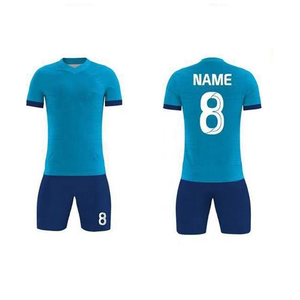 Voetbalshirts met hittetransferdruk, complete set, Thailand, op maat gemaakt, ademend, teamuniformen, korte mouwen. - Product Image 5