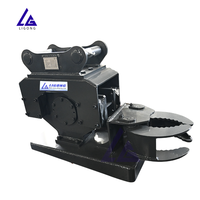 Compacteur hydraulique multifonction Ligong avec moteur pour le compactage des pieux, pondeuse à roues, kit remplaçable - pour excavatrices de 1 à 50 tonnes