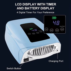 Nouvelle Lampe UV LED Professionnelle <span class=keywords><strong>Hybride</strong></span> 86W <span class=keywords><strong>Rechargeable</strong></span> pour Séchage Rapide du Gel et Vernis à Ongles – Modèle 2025 - Product Image 3