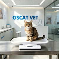 Báscula Digital Portátil para Mascotas OSCAT, Equipo Veterinario, 10 kg, 1 g, Báscula LCD para Mascotas Pequeñas, Clínica Veterinaria, Peso para Animales Pequeños