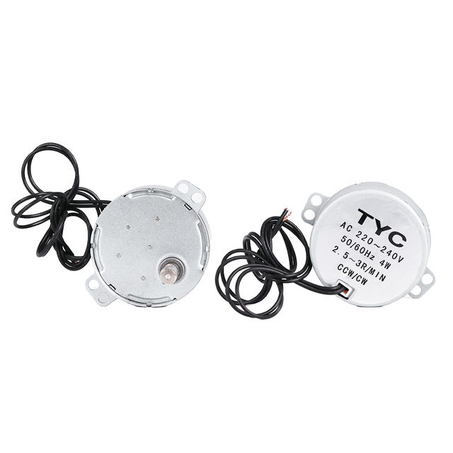 220V Single-Phase Micro Synchronous Motor 4W Permanent Magnet Cold Fan Synchronous Motor with 49tyj Model Number