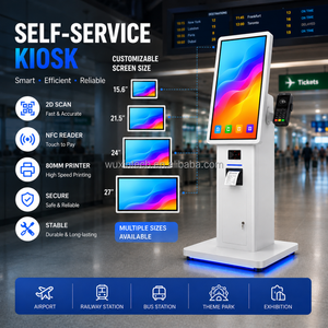Kiosques de services publics efficaces WUXIN 21,5 pouces, terminaux de libre-service, renouvellement d'identité et demandes de permis, scanner de passeport - Product Image 6