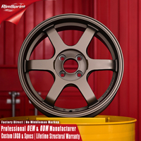 Jantes en alliage forgé bronze RAYS TE37 RT 16-22 pouces 5x112 5x120 pour Audi Q5L SQ5 BMW G07 X7 Mercedes Benz AMG A45 Lexus LS