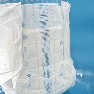 Oem dùng một lần thoáng khí cao absorbency chống rò rỉ dành cho người lớn nước tiểu Tã lót cho nam giới dày vừa kích thước lớn - Product Image 4