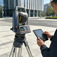 Station totale robotisée IM52 avec précision d'angle de 2 pouces, grossissement optique 30X, portée sans prisme, vente en gros