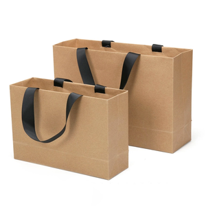 Chaussures personnalisées, sacs en papier imprimés de marque de luxe avec votre propre logo, sacs en papier à provisions en <span class=keywords><strong>carton</strong></span>, sacs cadeaux pour petites entreprises - Product Image 2
