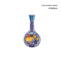 Vente en gros de céramique décorative créative Pipa aimants pour réfrigérateur autocollants personnalisés sublimés pour carreaux et cadeaux souvenirs magnétiques doux