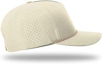 Casquette de baseball personnalisée Ri 355 perforée au laser à 5 panneaux Casquette de camionneur Casquette de baseball de marque W/Paracord Bill Corde Mesh Caps OEM au Vietnam