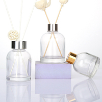 Bouteille en verre ronde vide personnalisée pour diffuseur de parfum d'ambiance, huiles essentielles, à suspendre au voiture, vente en gros