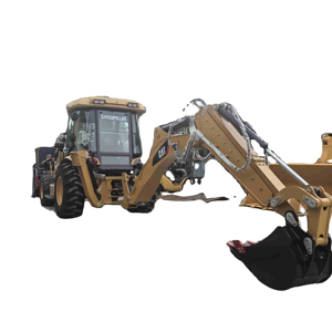 Cargadora de Ruedas Usada Caterpillar 420f 420f2 420e 416e, Retroexcavadora con Pocas Horas, Componentes Centrales del Motor Disponibles - Product Image 1