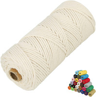 Panier en macramé en corde de coton fait main moderne pour mariage, suspendu pour plantes, avec tailles personnalisées