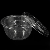 12 16 oz jetables à emporter à recyclables vont boîtes durables en plastique de conteneurs d'emballage alimentaire pour des fruits