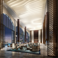 Conception d'hôtel 5 étoiles complète, architecture d'intérieur de luxe, solutions haut de gamme pour les lieux d'accueil internationaux