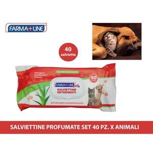Set di 40 Salviette Umidificate Profumate per Animali Domestici - Product Image 1