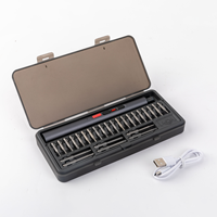 Ensemble de tournevis électrique certifié CE, kit d'outils de précision en acier S2, outils électriques réglables en couple de 3,7 V pour usine
