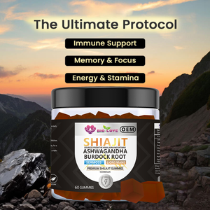 Gummies d'extrait de Shilajit Énergie Cheveux Peau Ongles 60 Comprimés Crinière de <span class=keywords><strong>Lion</strong></span> Racine de Pissenlit Énergie Masculine Soutien Immunitaire Complément Alimentaire à Base de Plantes - Product Image 3