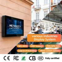 Affichage numérique LCD extérieur mural 4K IP65 avec haute luminosité, étanche, animation, utilisation en magasin de détail