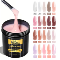 Constructeur professionnel de gel d'extension d'ongle de gel dur imbiber des couleurs de camouflage