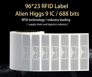 Uhf <span class=keywords><strong>RFID</strong></span> kính chắn gió nhãn dán nhãn tự dính <span class=keywords><strong>RFID</strong></span> <span class=keywords><strong>Tag</strong></span> H9 chip thụ động có thể ghi Bộ nhớ lớn 688 người sử dụng - Product Image 2