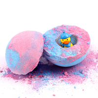 Offre Spéciale de marque privée OEM bain naturel Fizzis Spa soins du corps 100g bombe de bain avec jouet à l'intérieur pour les enfants