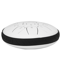 Tambour à langue en acier compact et portable de 6 pouces à 11 notes, antidérapant et léger, idéal pour le camping en plein air, les voyages et la pratique nomade