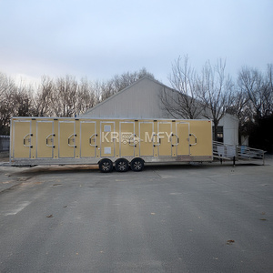 Remolque de Baño 2025, Remolques de Camping Solares con Baño Público Portátil Móvil de Lujo de Plástico - Product Image 3