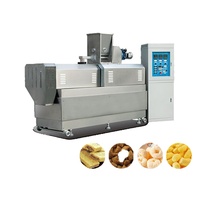 Mini extrudeuse à double vis pour maïs soufflé, petite ligne de production d'aliments soufflés, machine de fabrication de produits céréaliers, équipement de traitement des céréales