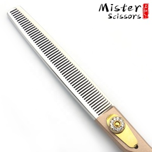Rose Gold Professional <span class=keywords><strong>Pet</strong></span> Grooming Kéo Kit Xương Cá Răng Mỏng Kéo 7.5 Inch 440C Thép Không Gỉ - Product Image 4