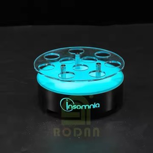 ชั้นวางแก้วไวน์เรืองแสงสีปรับแต่งสีได้เหมาะสำหรับไนท์คลับ // บาร์/คลับ - Product Image 2