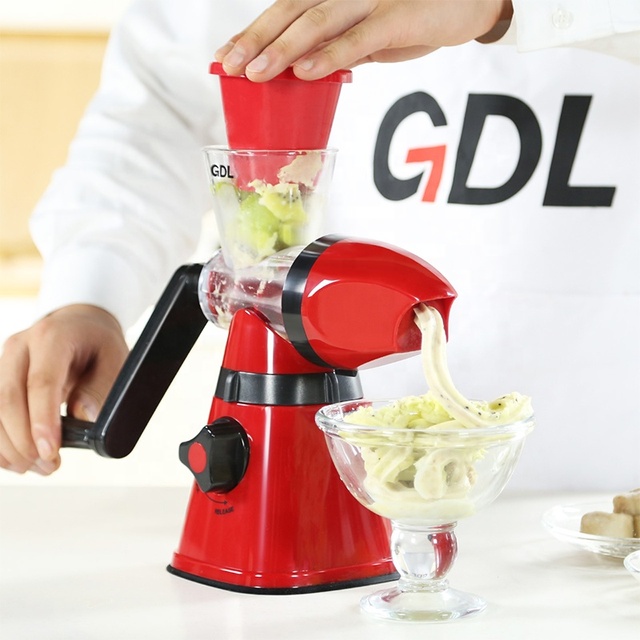 Traditional Hand-Operated Ice Cream Sorbet Maker Kitchen Gadgets for Kids for Halloween