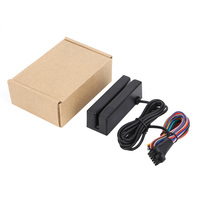 Lector de Tarjetas Magnéticas de 90 mm, 123 Pistas, Luz LED, Teclado HID, Puerto USB OTG o Puerto Serie RS-232, Compatible con Interfaz JPOS y OPOS, MSR98D