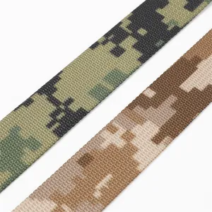 Großhandel New Desgin Custom Heavy Duty Digital Desert Woodland Camouflage US Taktisches Gurtband