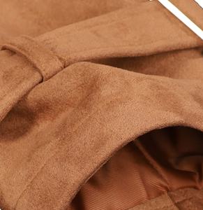 Trendy Custom Autumn Vintage Style Men's Embroidered Zipper Closure OEM Service Woven <b>Suede</b> <b>Jacket</b> - Product Image 6