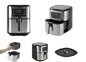 Hot New 6L Horno de freidora de aire digital Aparato de cocina inteligente de acero inoxidable completo para uso doméstico Fuente de energía <span class=keywords><strong>el</strong></span>éctrica - Product Image 2