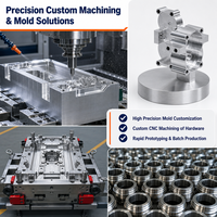 Composants mécaniques sur mesure en aluminium anodisé usiné CNC pour supports industriels et automatisation