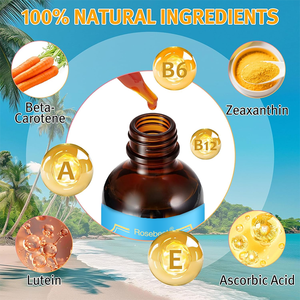 Rosebest – Gouttes auto-bronzantes orales certifiées GMP, 100 % naturelles et biologiques, qui améliorent l'élasticité de la peau - Product Image 3