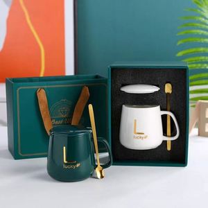 JX197 Hot Selling Custom Logo Promotion Corporate Promotional Unique Gift Items Luxury <b>Mugs</b> Sets with Color Box - Product Image 3