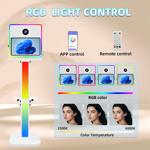 Coque de photomaton DSLR à écran tactile de 15,6 pouces compatible avec imprimante et appareil photo pour machine de photomaton de fête et de selfies - Product Image 4