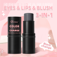 Stick de maquillage multi-usage, fard à paupières, gloss à lèvres, blush, stick de blush crème 3 en 1