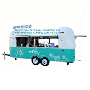 Complete Commercial Food Trailer Stainless Steel Snack Hamburger Pizza Ice Cream - Product Image 1